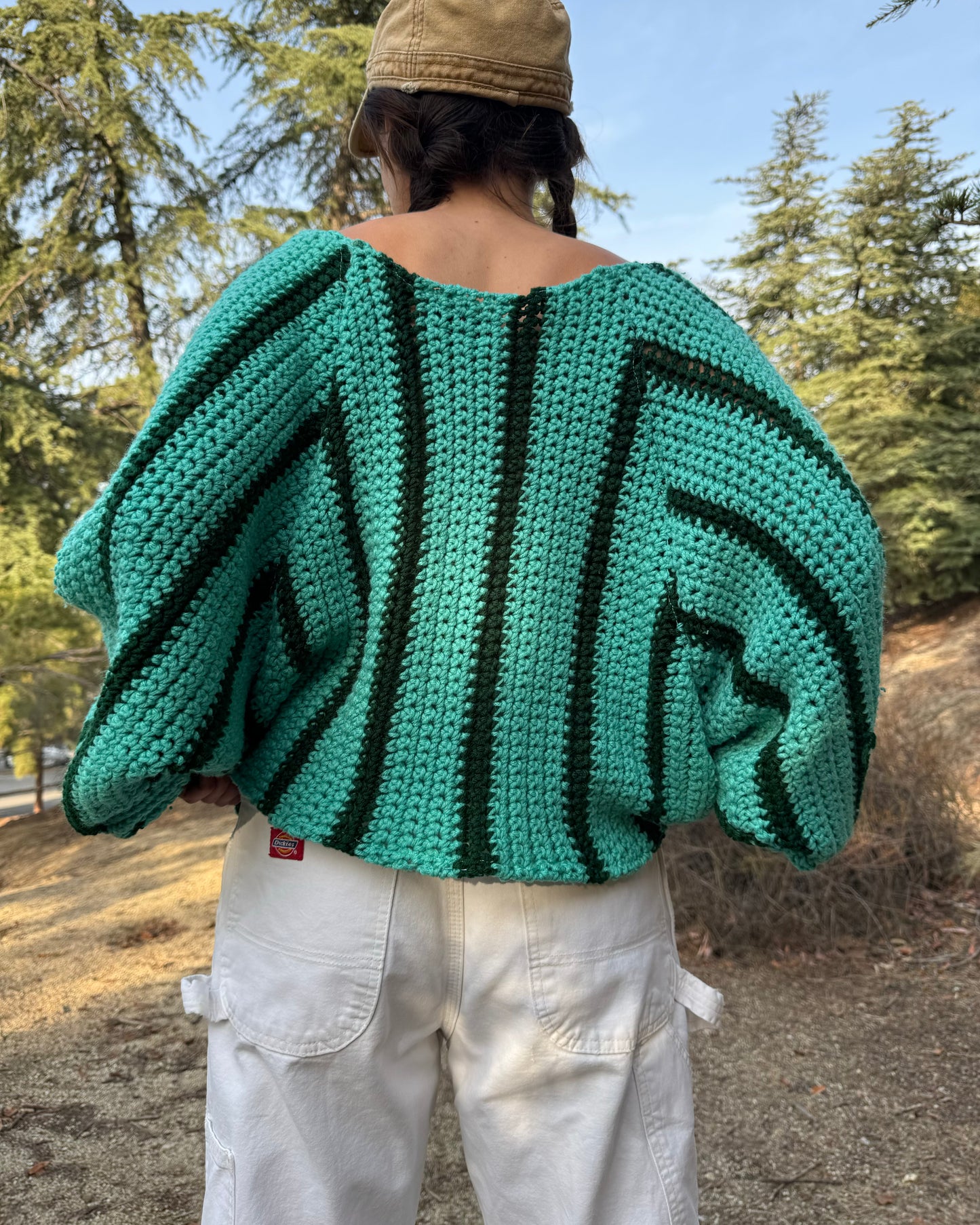 Crochet Blanket Sweater🦋