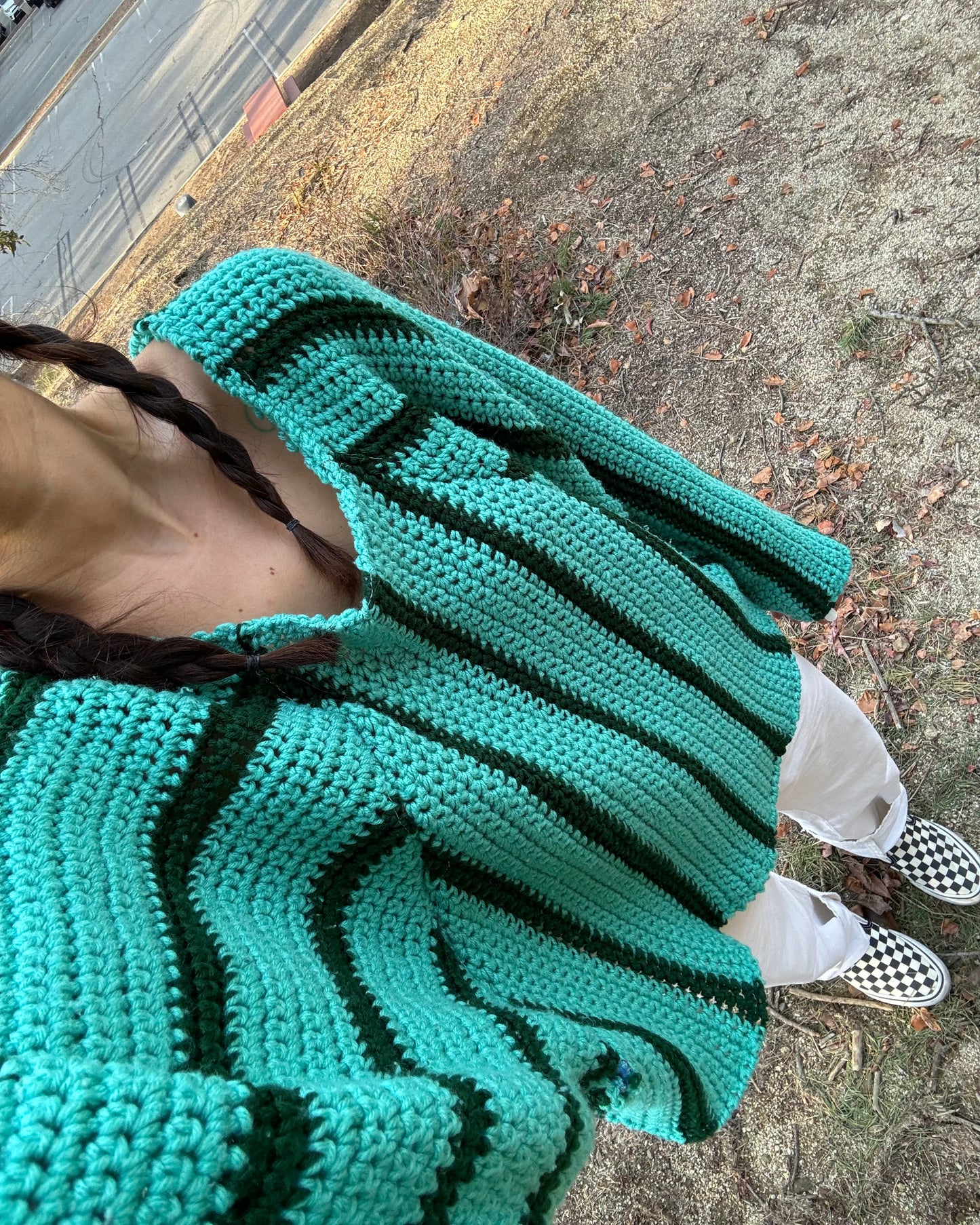 Crochet Blanket Sweater🦋