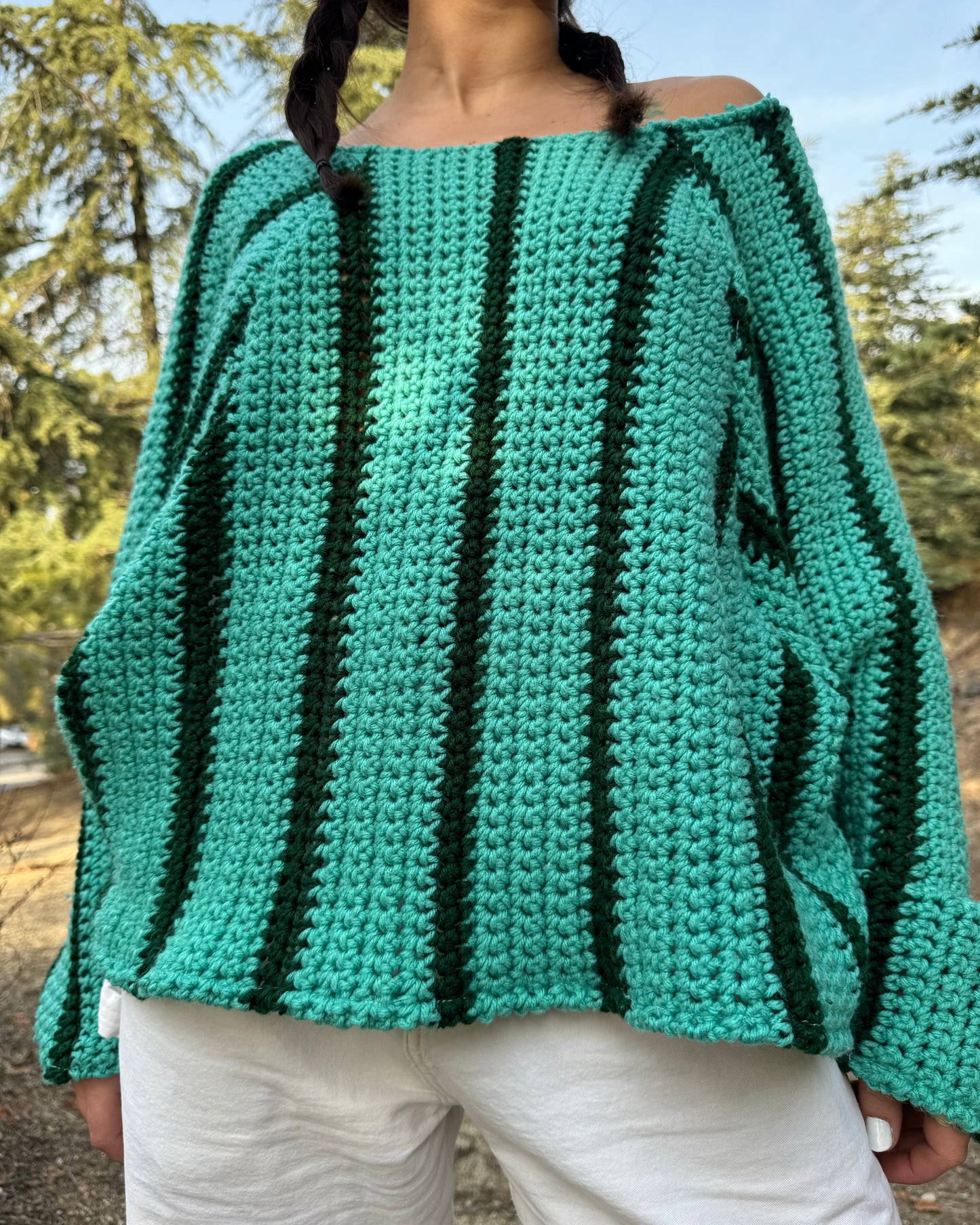 Crochet Blanket Sweater🦋